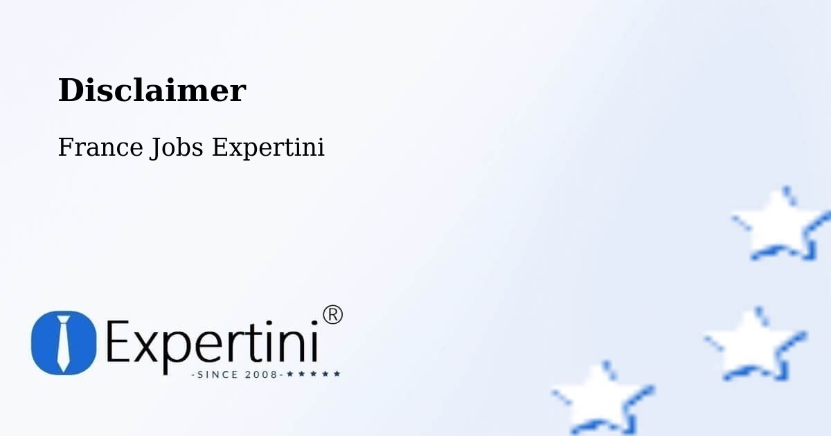Disclaimer – Floirac - France Jobs Expertini
